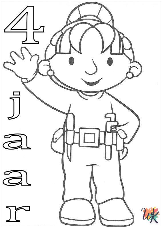 coloriage Bob The Builder  à imprimer gratuit