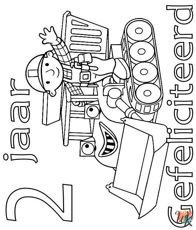 coloriage Bob The Builder  pour enfant de 8 ans