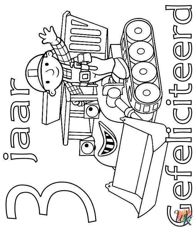 coloriage Bob The Builder  enfant 3 ans a imprimer