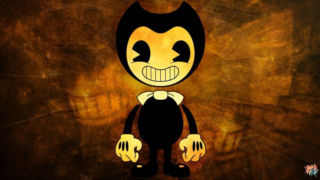 coloriage Bendy  a imprimer gratuit