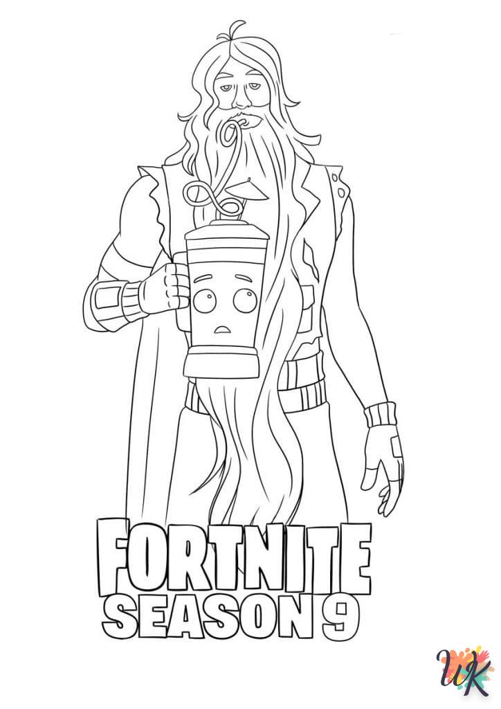 coloriage Fortnite  pour enfant de 10 ans