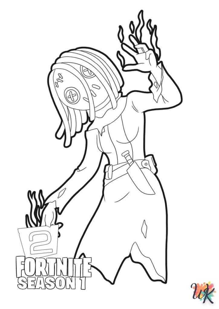 coloriage Fortnite  a imprimer enfant 5 ans