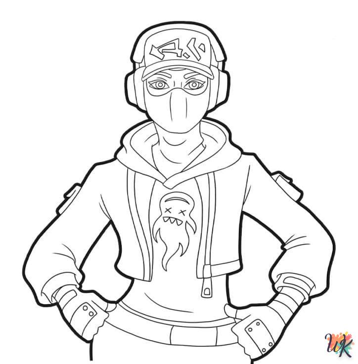 coloriage Fortnite  pour enfant de 8 ans