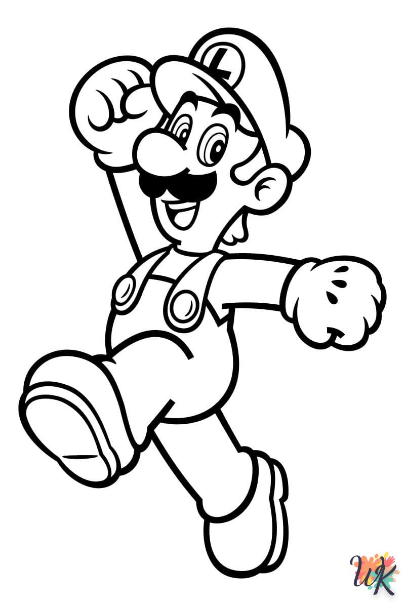 coloriage Super Mario  a telecharger