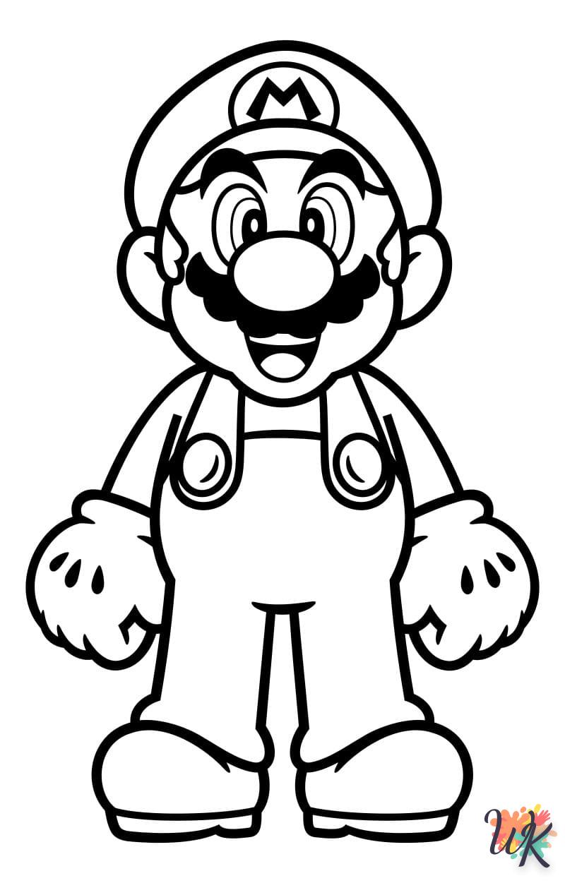 coloriage Super Mario  sonic en ligne gratuit à imprimer