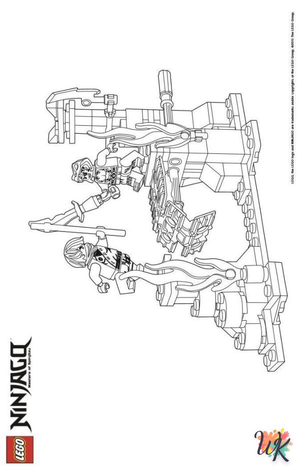 coloriage Ninjago  pour primaire