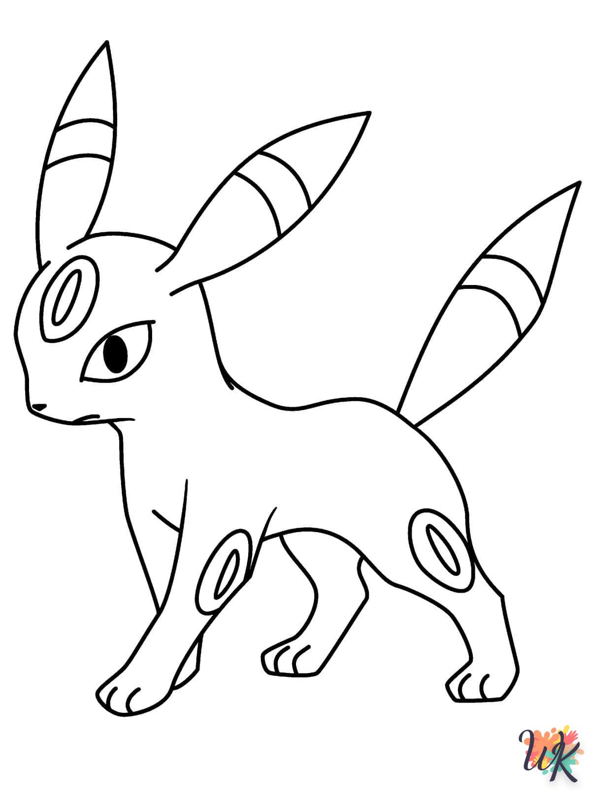 coloriage Pokemon  à imprimer pour enfant de 10 ans