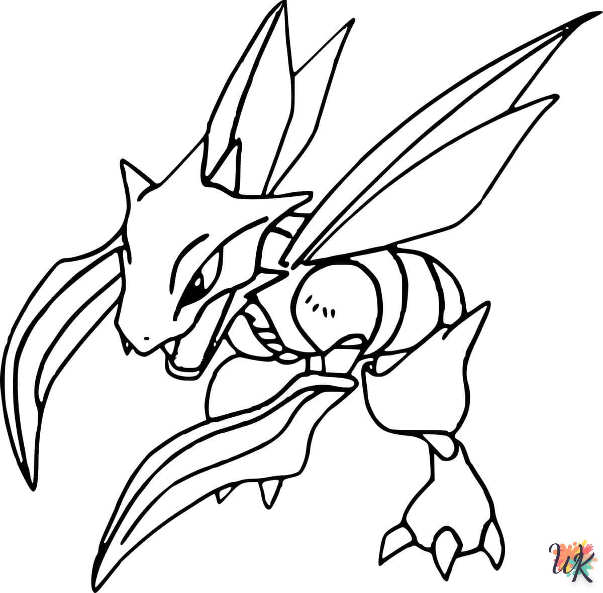 coloriage Pokemon  pour enfant de à imprimer