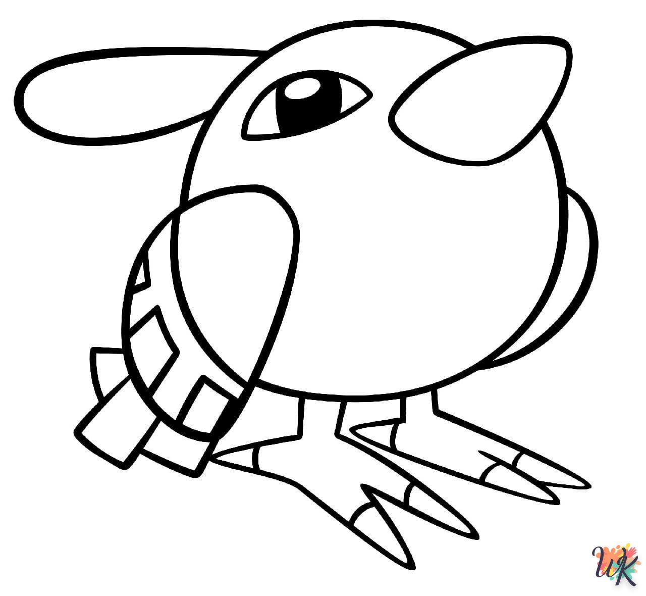 coloriage Pokemon  pour enfant de 8 ans