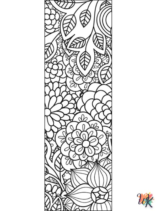 Coloriage - Livre et signet, Coloriages à imprimer gratuits