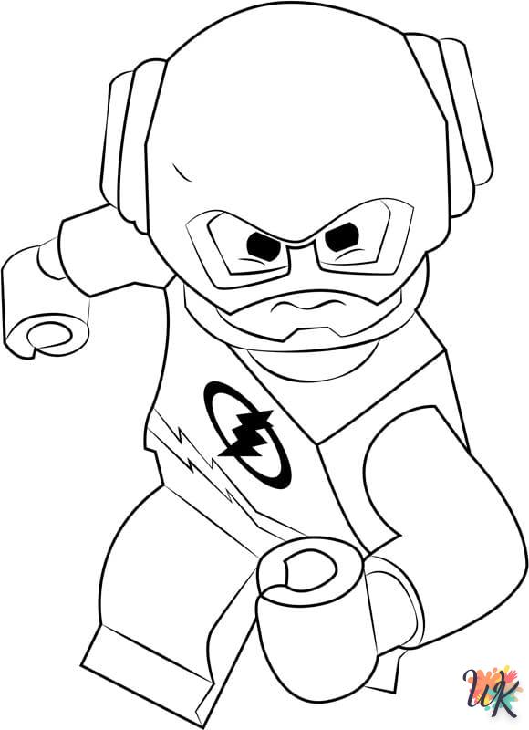 coloriage The Flash  pour enfant de 6 ans