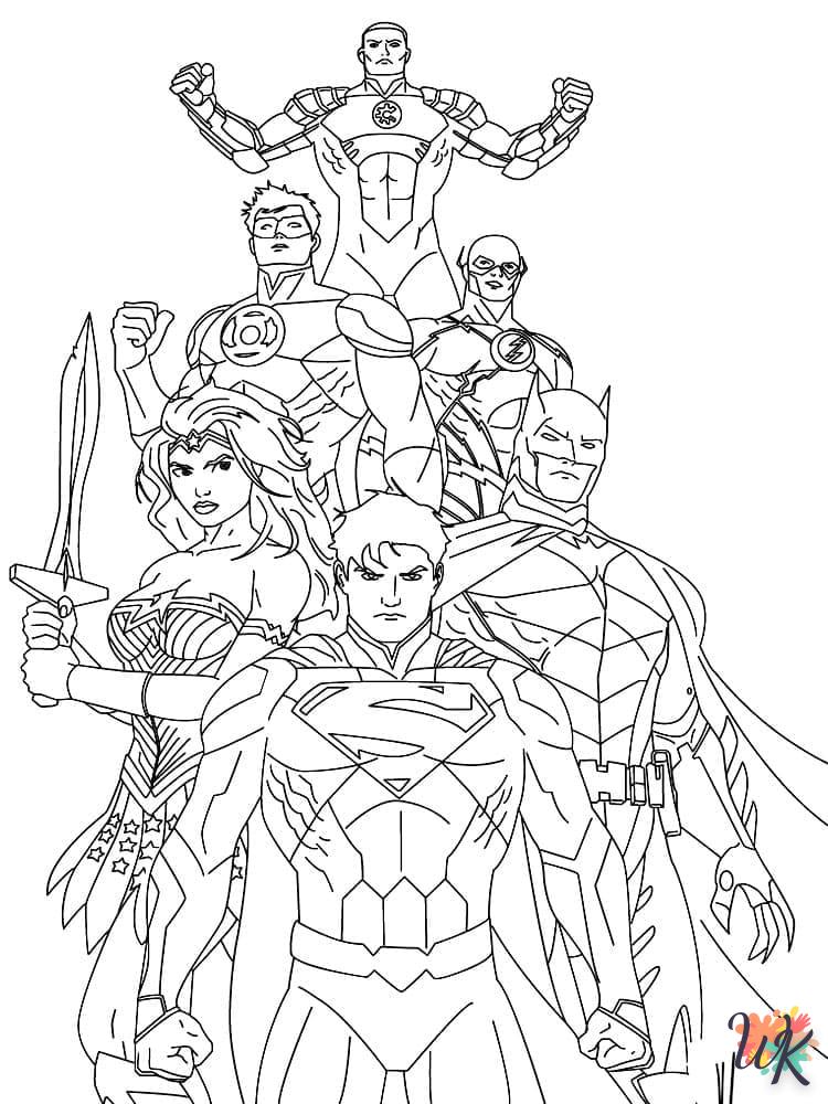 coloriage The Flash  à imprimer kawaii