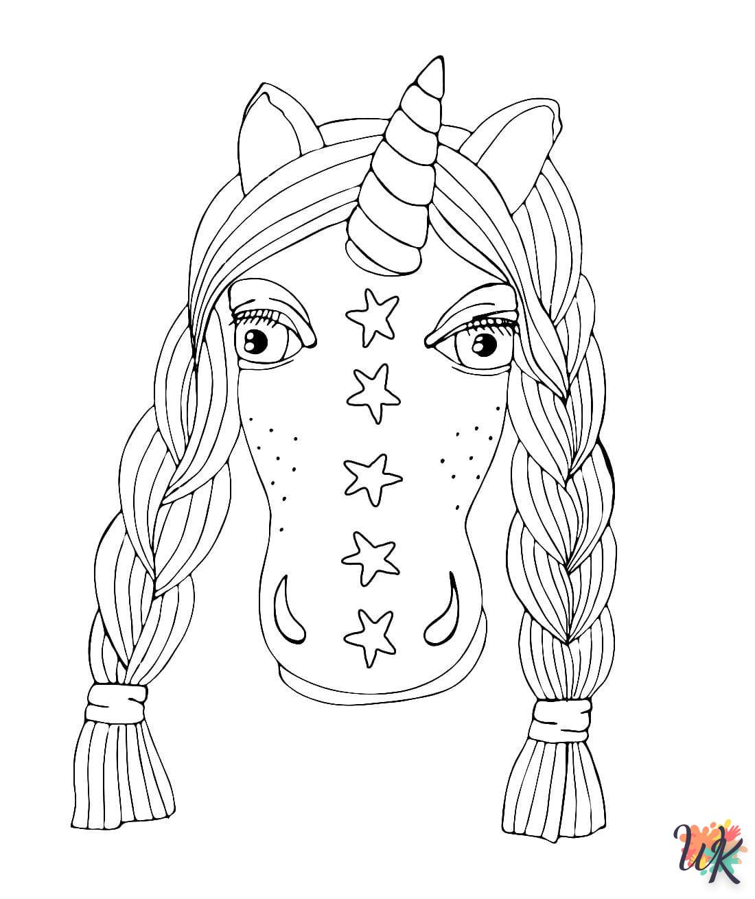 coloriage Licorne  et dessins