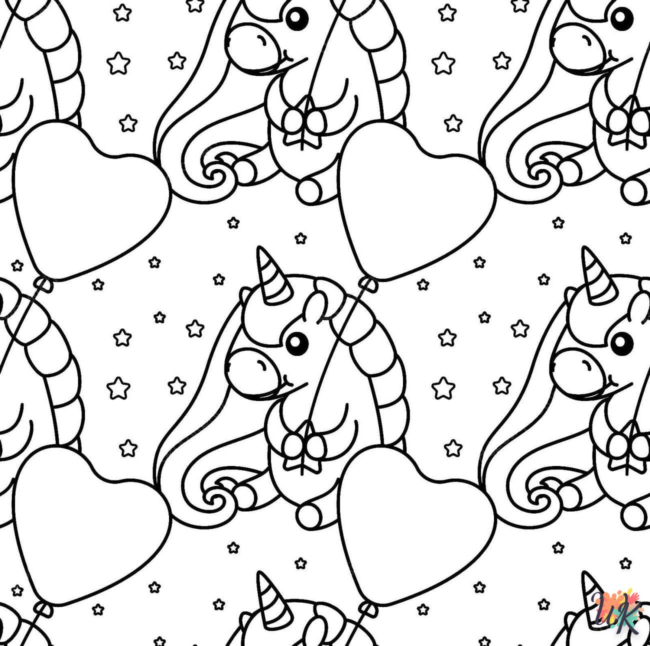 coloriage Licorne  a dessiner en ligne