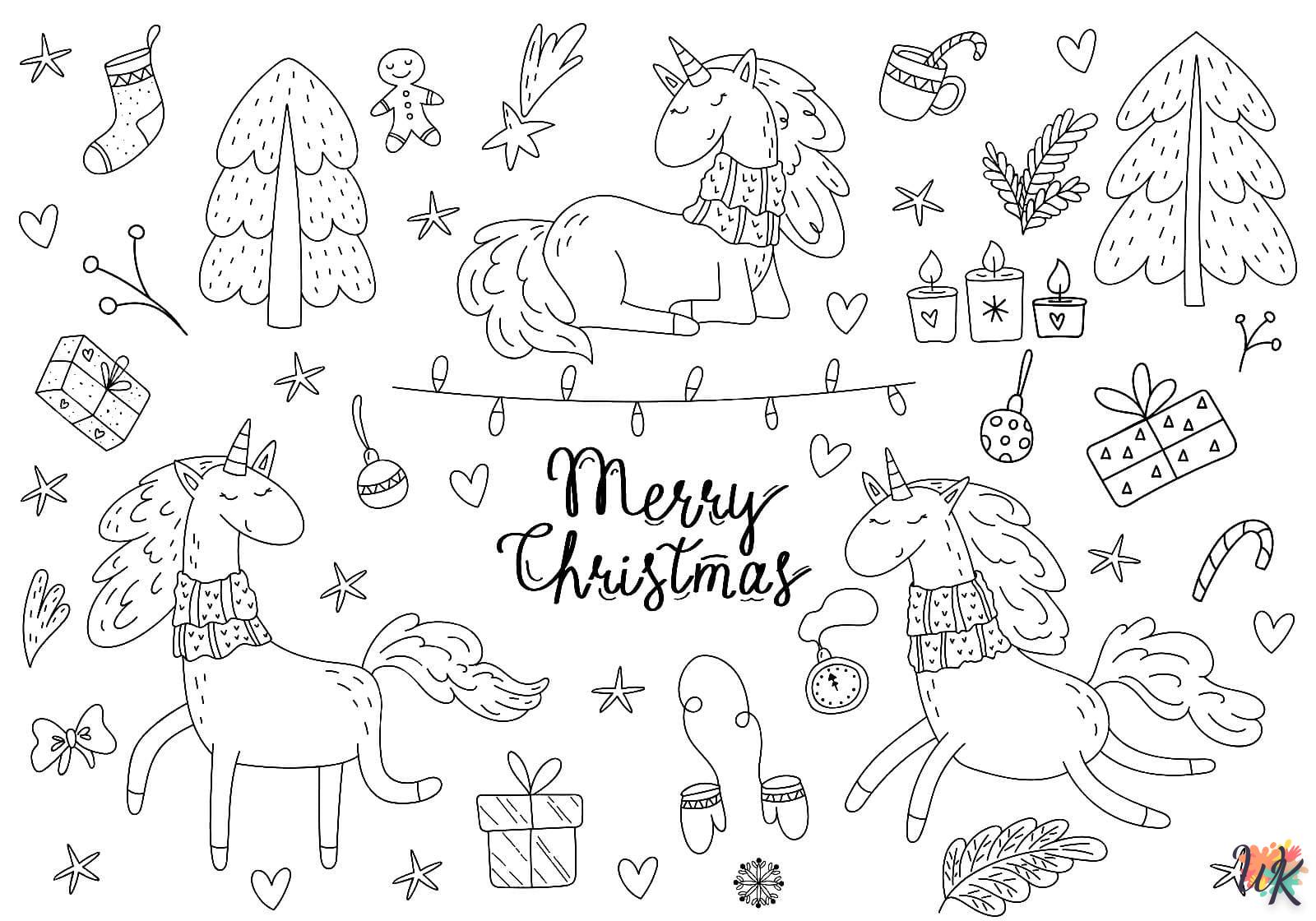 coloriage Licorne  à colorier en ligne gratuit