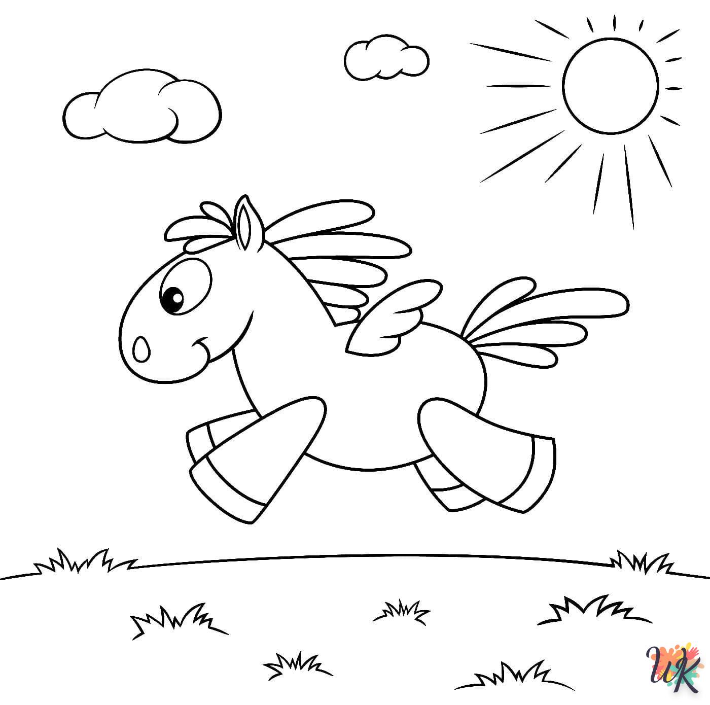 coloriage Licorne  a imprimer