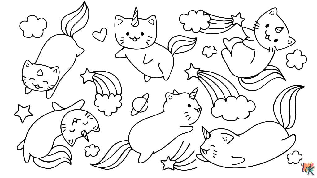 coloriage Licorne  en ligne gratuit pour 12 ans