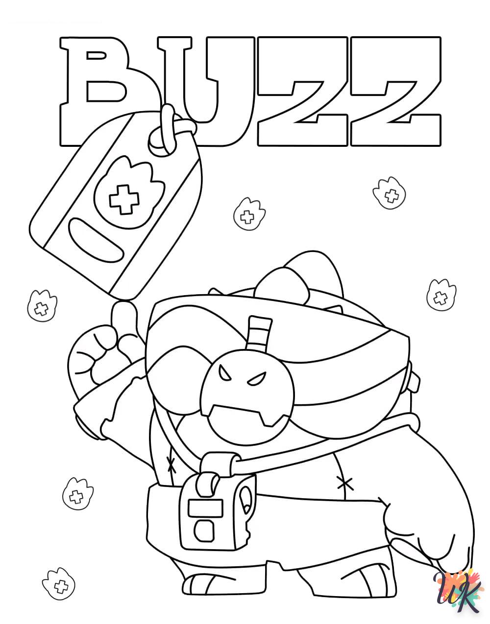 coloriage Brawl Stars  à imprimer pour enfant de 9 ans