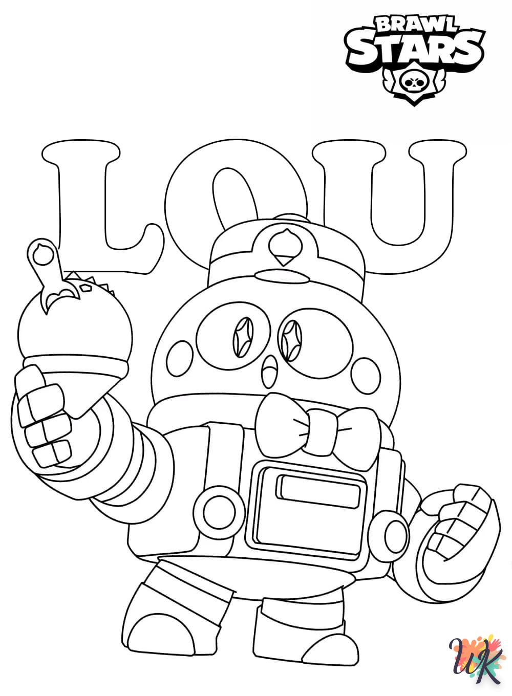 coloriage Brawl Stars  à imprimer pour enfant de 9 ans