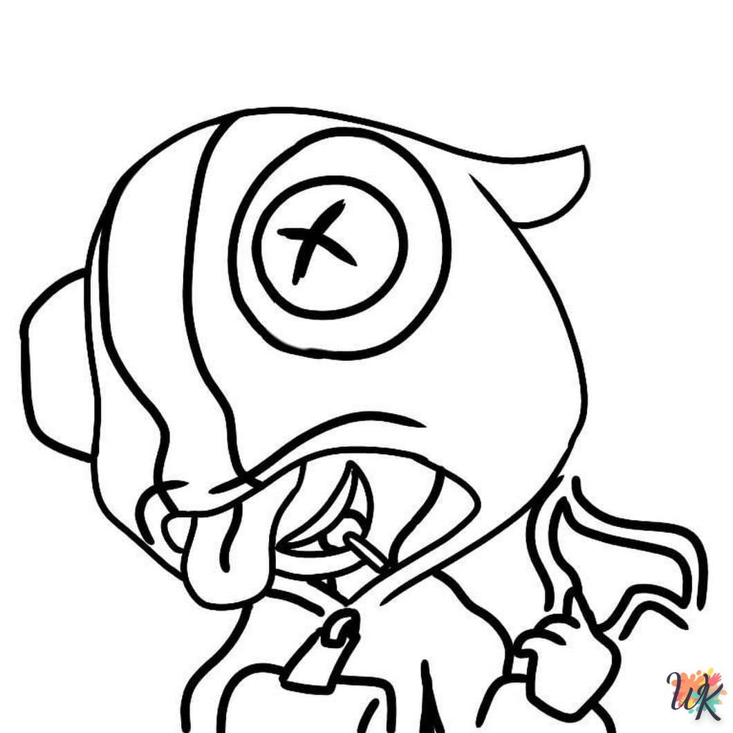 coloriage Brawl Stars  à imprimer pour enfant de 3 ans