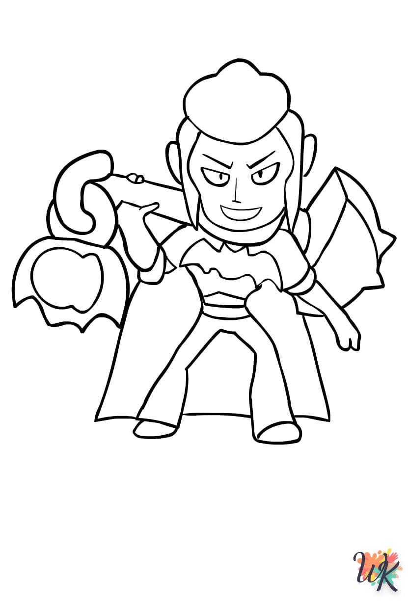 coloriage Brawl Stars  pour enfant de 4 ans