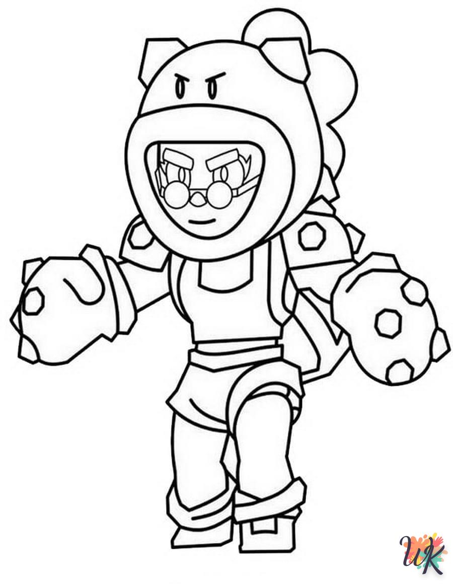 coloriage Brawl Stars  enfant à imprimer