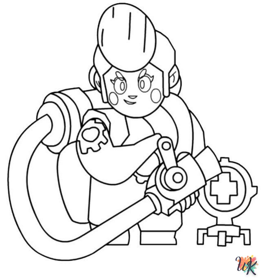 coloriage Brawl Stars  pour enfants à télécharger