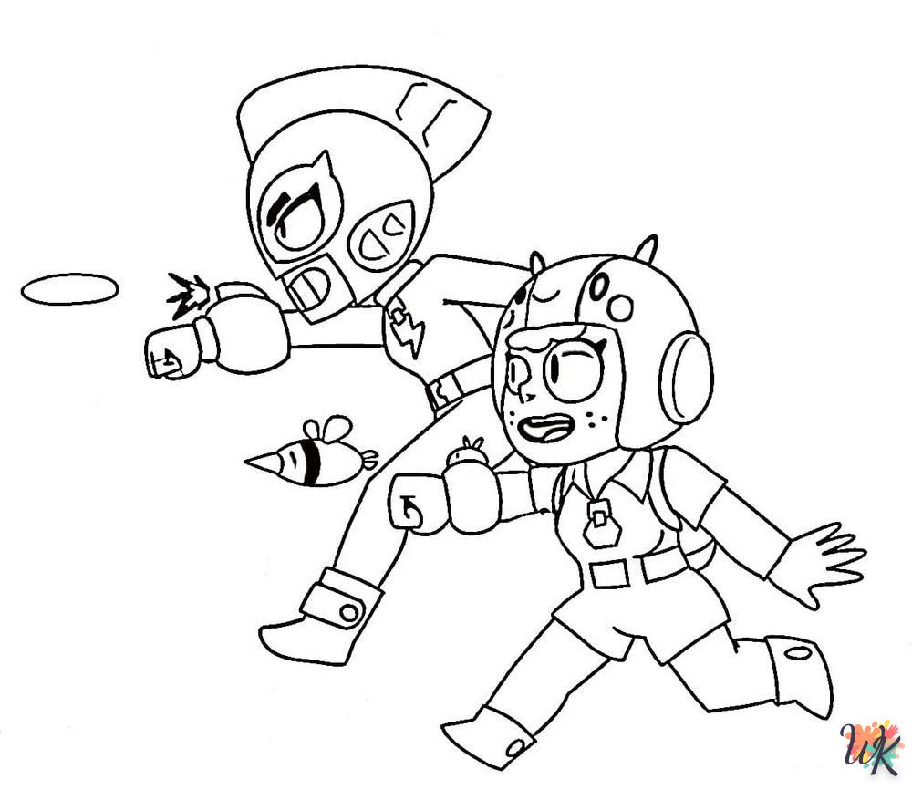 coloriage Brawl Stars  à imprimer kawaii