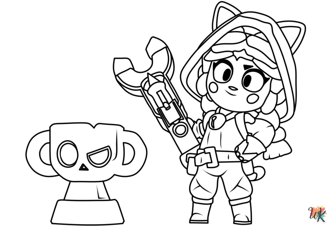 coloriage Brawl Stars  en ligne pour enfant