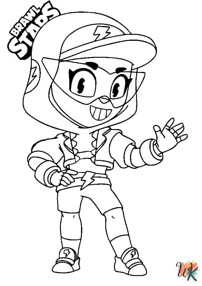 imprimer coloriage Brawl Stars  pour enfant