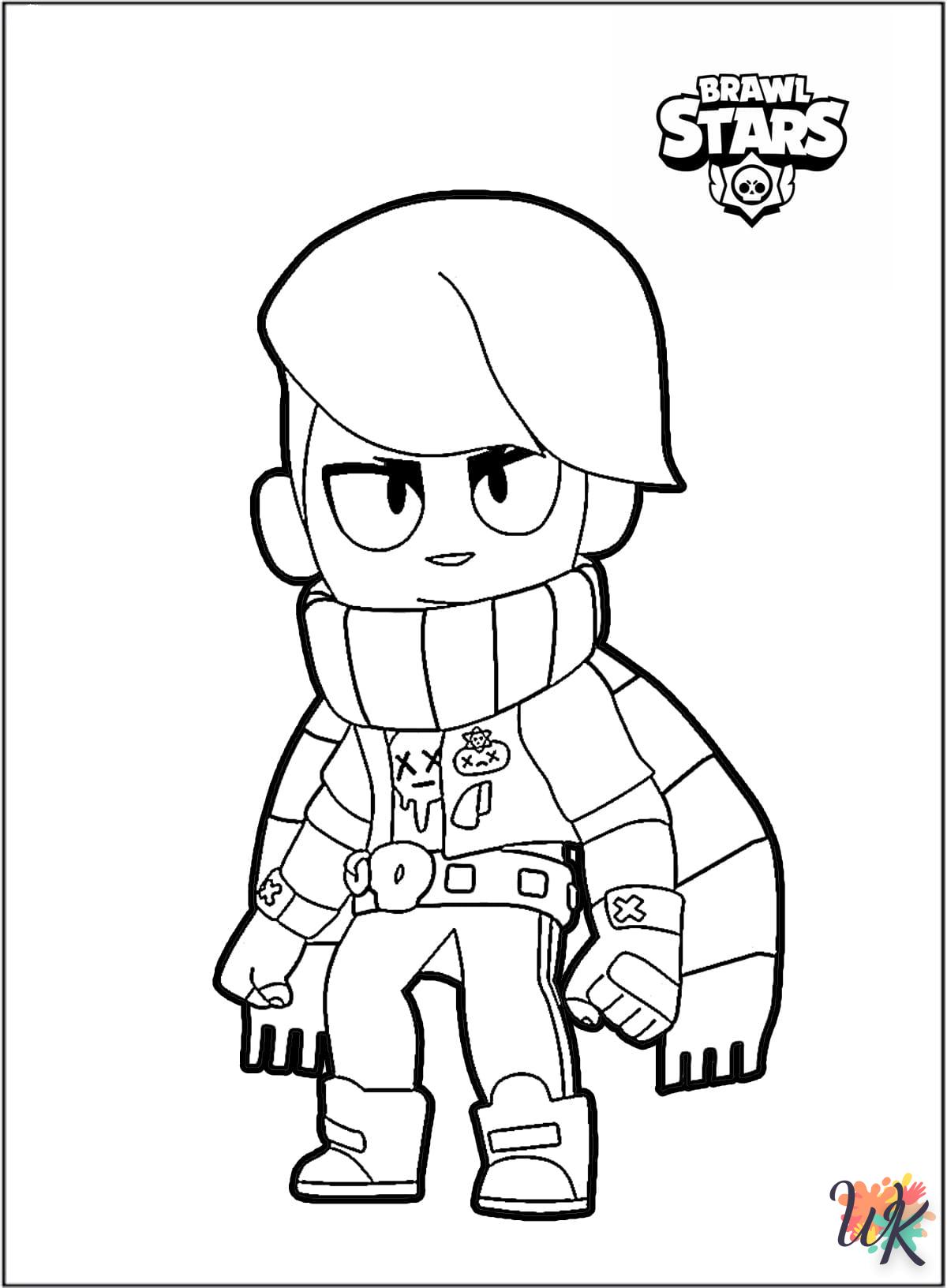 coloriage Brawl Stars  a imprimer pour enfant de 4 ans