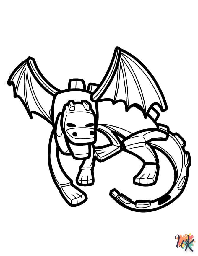 coloriage Dragon  a colorier en ligne