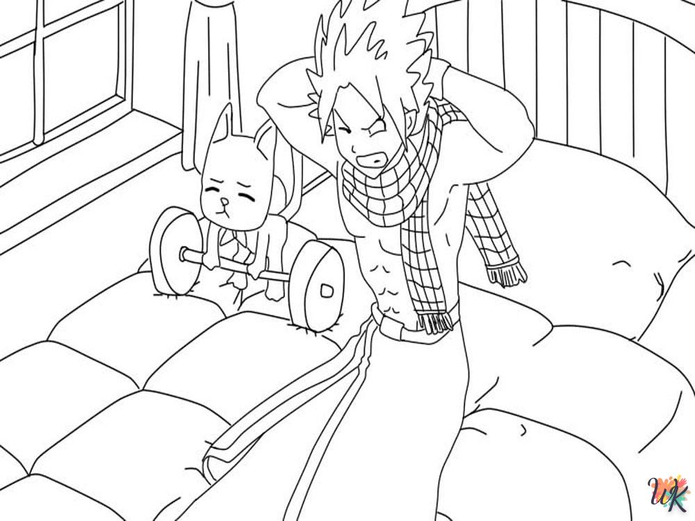 coloriage Fairy Tail  a imprimer enfant 6 ans