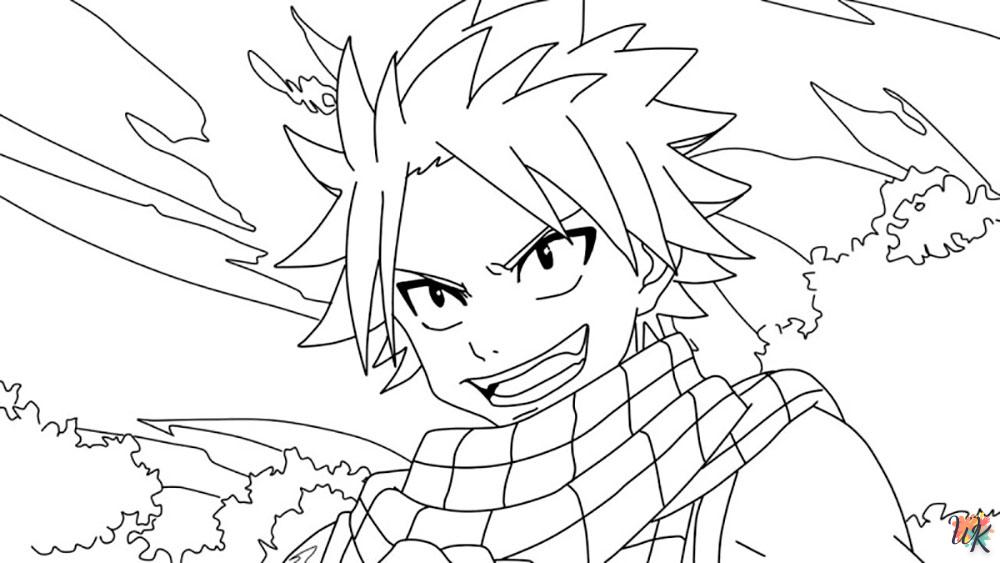 coloriage Fairy Tail  à imprimer pdf