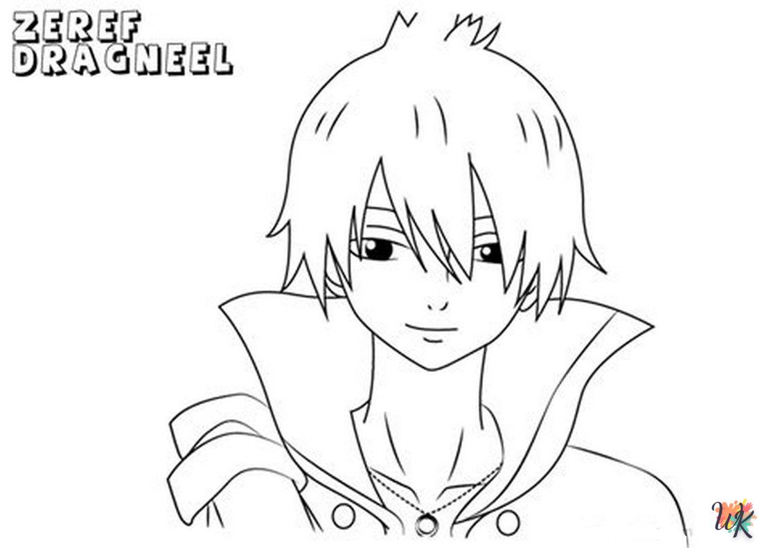 coloriage Fairy Tail  en ligne a colorier