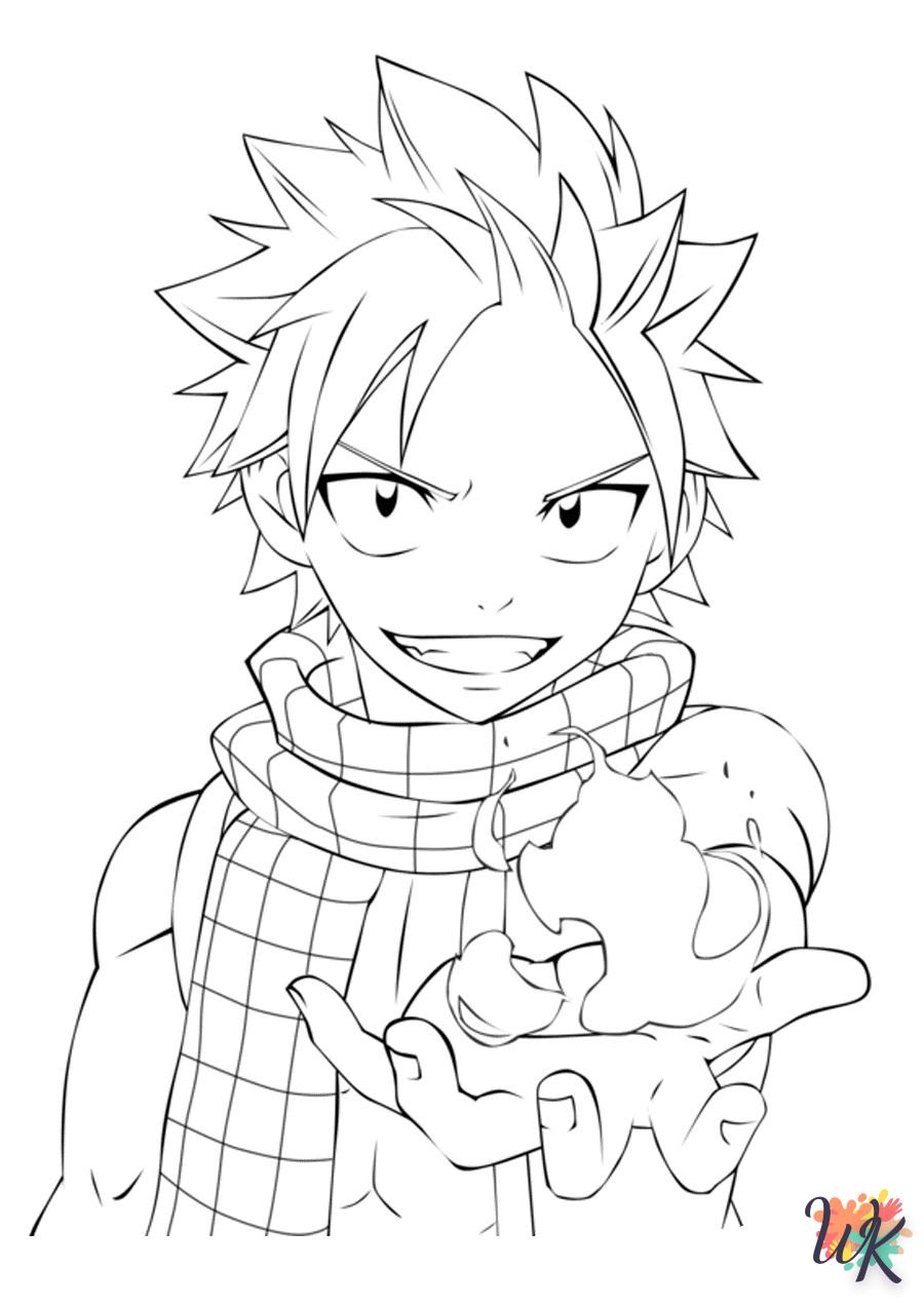 coloriage Fairy Tail  pour enfant de 6 ans