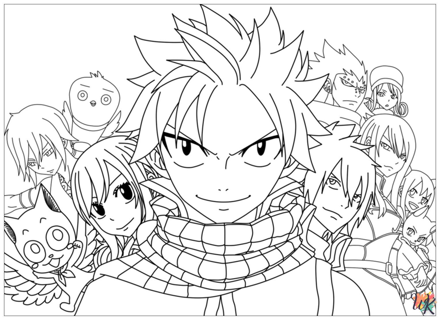 coloriage Fairy Tail  en ligne a colorier