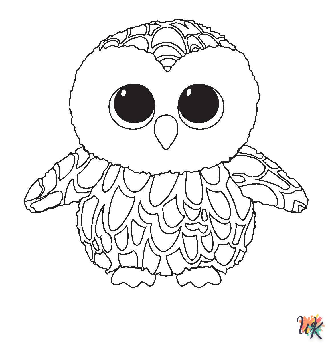 coloriage Glubschi  et decoupage a imprimer gratuit