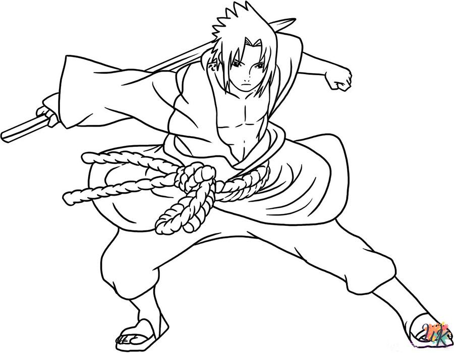 coloriage Naruto  à imprimer pour enfant de 6 ans