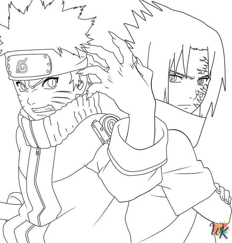 coloriage Naruto  en ligne pour enfant