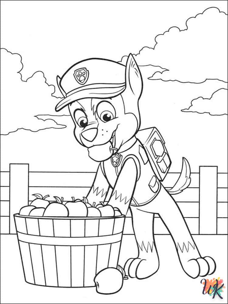 coloriage Pat Patrouille  à imprimer pdf gratuit