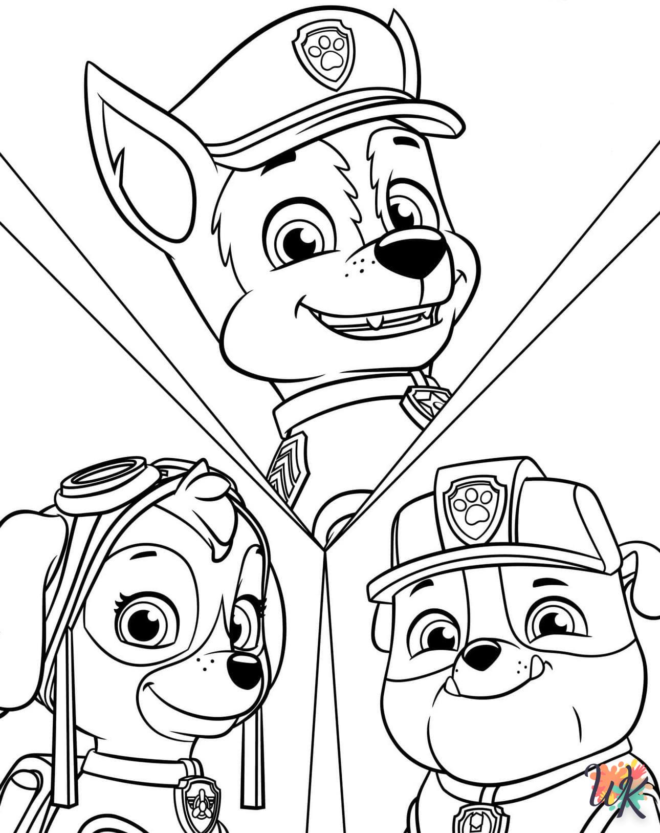 coloriage Pat Patrouille  de pour enfants