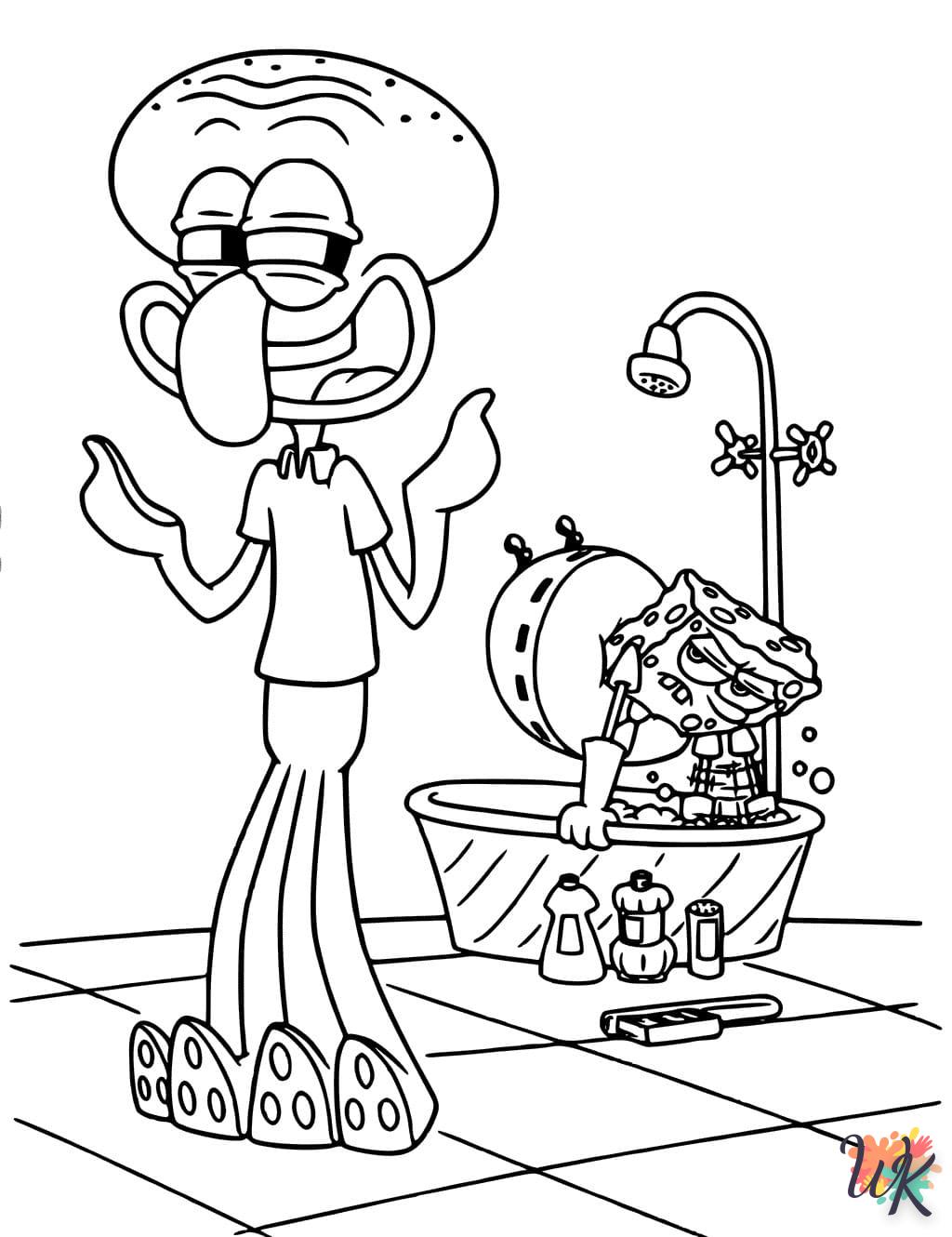 coloriage Spongebob  en ligne gratuit