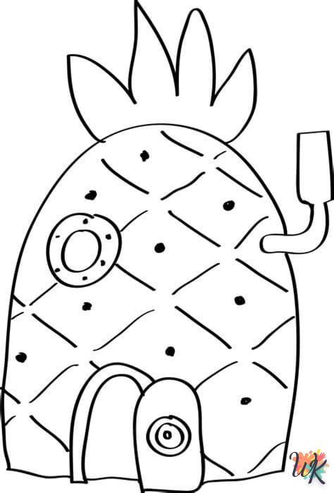 coloriage Spongebob  pour enfant à imprimer