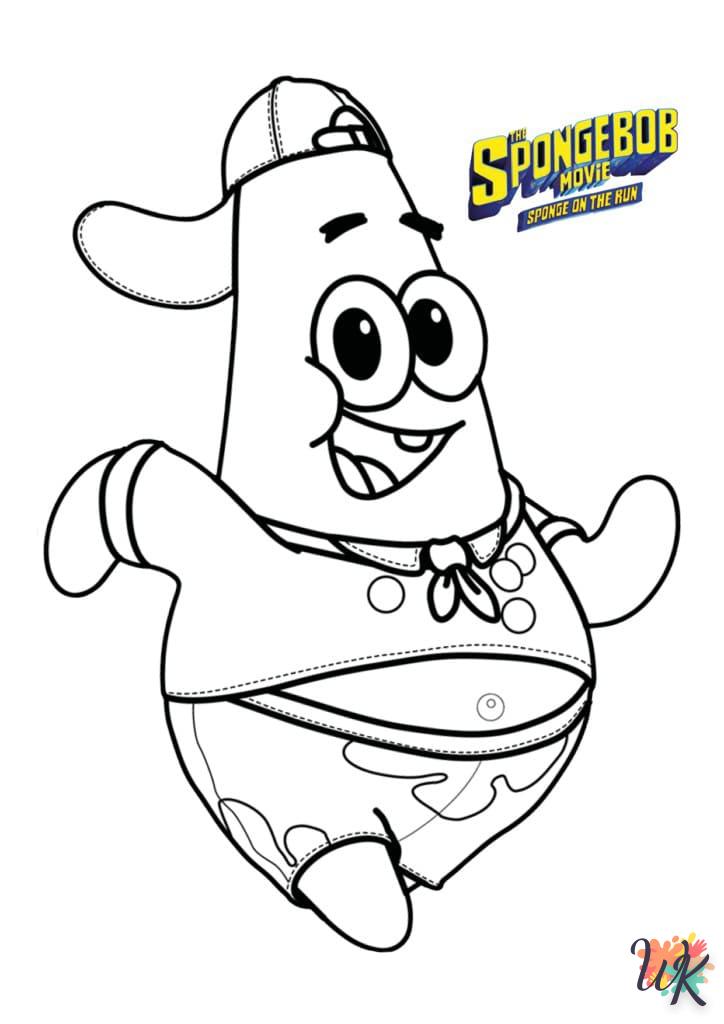 coloriage Spongebob  bebe animaux a imprimer gratuit