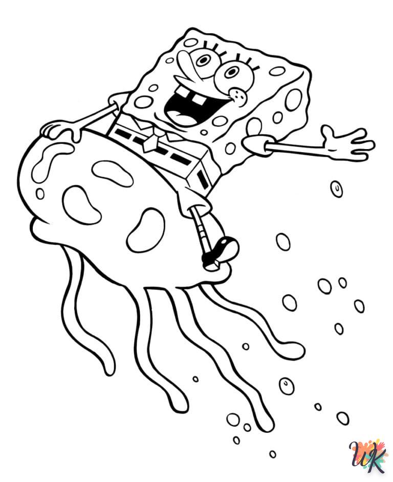 coloriage Spongebob  a colorier en ligne gratuitement