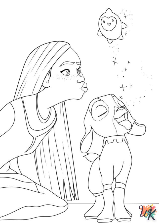 image pour coloriage Disney's Wish  enfant