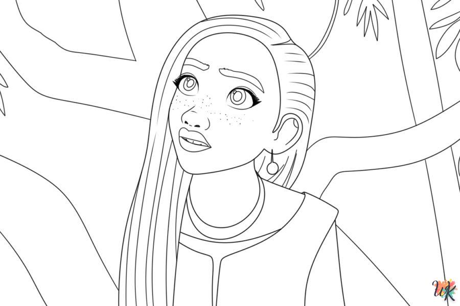 coloriage Disney's Wish  bebe à imprimer gratuit