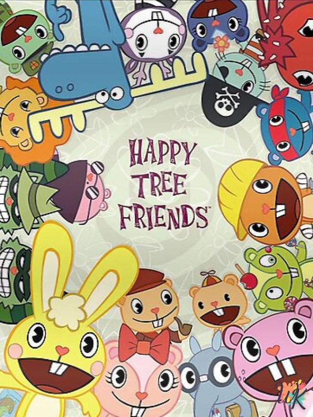 TOP 5 meilleurs personnages de Happy Tree Friends ColoriageWK