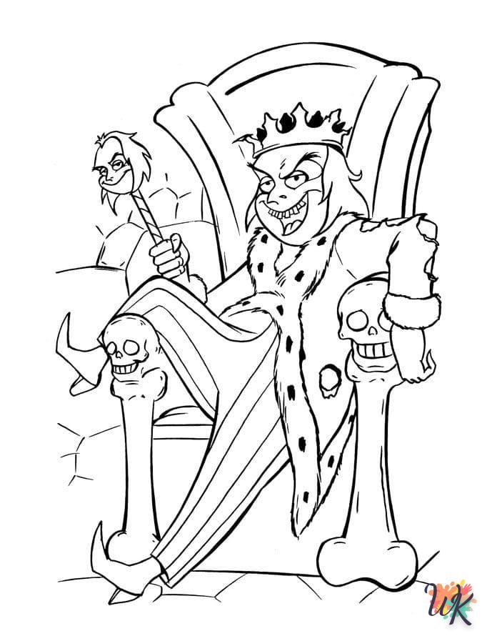 coloriage Beetlejuice  à imprimer gratuit